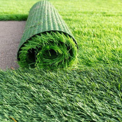 PE Non-infill 50mm 60mm Green Plastic Sport Synthetic Turf Grass for Football Field
