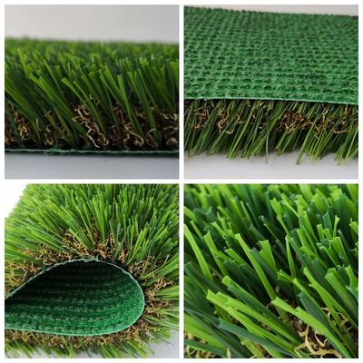 16800stitches/m2 Density Green U Shape Synthetic Grass with High Dtex and Green Color