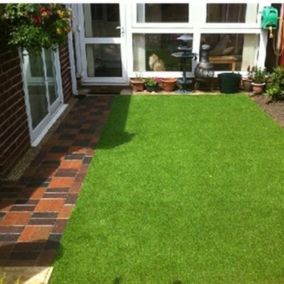 16800stitches/m2 Density Green U Shape Synthetic Grass with High Dtex and Green Color