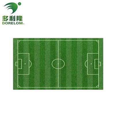 Monofilament PE Outdoor Football Field Grass at High Density with 16/10cm Stitch Rate