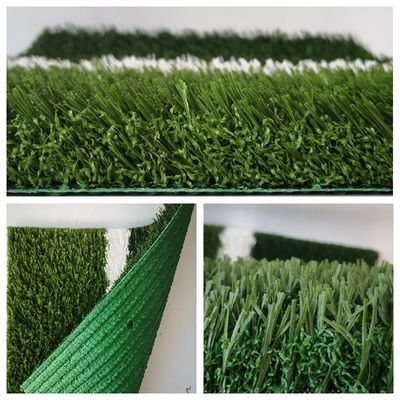 Yellow Green Red Artificial Turf Grass Tiles for Football Garden and Sports Flooring