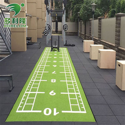 63000 Stitches/m2 Density Dorelom Artificial Grass for Interval Training Agility Type Sled Pulling GYM Turf