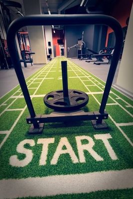 CE ISO9001 ISO14001 Certified Dorelom Training Athletic Turf Mat for Fitness Flooring
