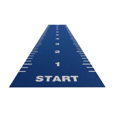 15 mm Pile Height Gym Sled Flooring with Sports Artificial Grass and Customized Logo