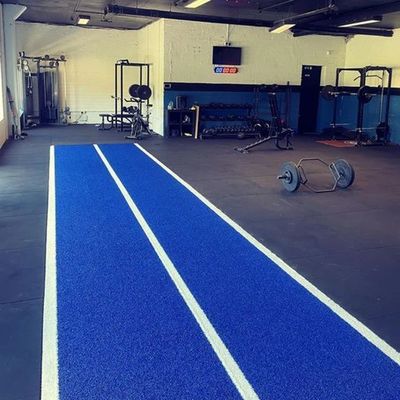 Customized High Density Fitness Lawn Carpet Flooring with SPU Coating and CE / ROHS
