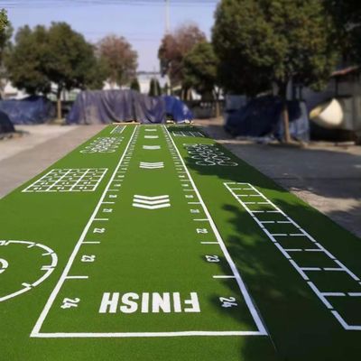 63000 Stitches/m2 Density Artificial Grass Athletic Turf Mat for Gym Fitness Flooring
