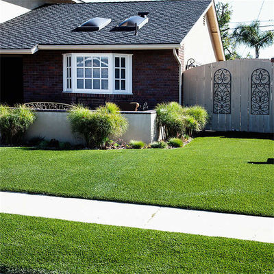 SPU Coating Soft Green Natural Artificial Grass for Outdoor Garden Backdrop Landscape