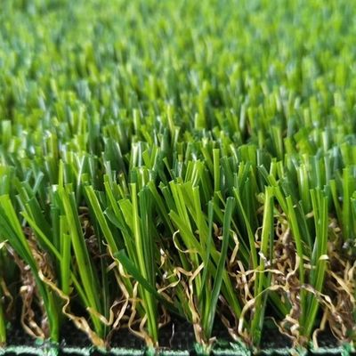 SPU Coating Soft Green Natural Artificial Grass for Outdoor Garden Backdrop Landscape