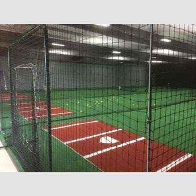 Baseball Synthetic Turf Red Batting Mat 12' X 6' for Residential Hitting Practice Pad