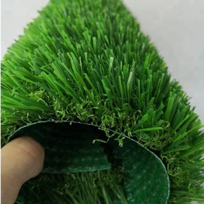 25mm Pile Height 3/8 Inch Gauge Artificial Grass Lawn Perfect for Children Playground