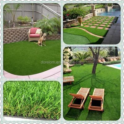 Grass Carpet Rugs with 16800 Stitches/ Sqm Density and SBR Latex Coating