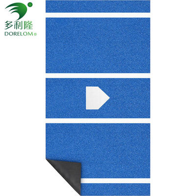 Baseball Batting Mat Nonslip Indoor/Outdoor Portable Softball Hitting Mat with Home Plate