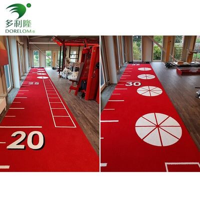 3/16&quot; Gauge Artificial Grass for Gym Fitness Flooring Green Red Black Blue White Pink