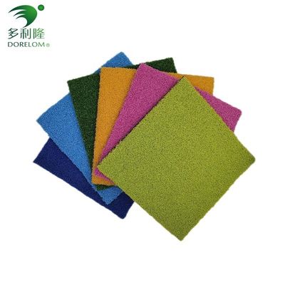 3/16&quot; Gauge Artificial Grass for Gym Fitness Flooring Green Red Black Blue White Pink