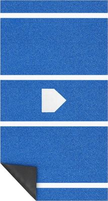 Portable Home Plate Hitting Mat with Non-Slip Design and PE Monofilament PP Curly Fiber