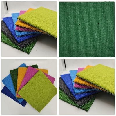 Double PP NET PU Backing Green Artificial Grass for Gym Fitness Flooring from Chinese