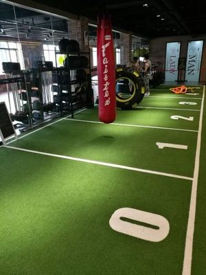 Gauge 3/16 inch 15-35mm Green Artificial Turf Marking for Gym Flooring Plastic Carpet