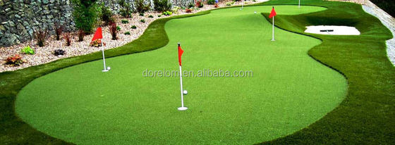 SGS Certified Green Lawn Mini Golf Course Turf Artificial Grass Included