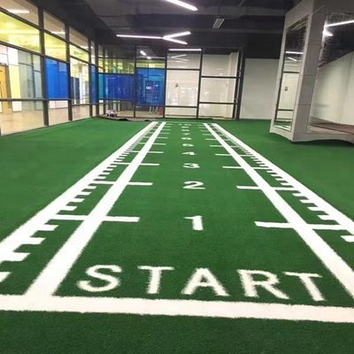 EN14904 Certified Indoor Fitness Artificial Grass Sports Flooring with Density 52500