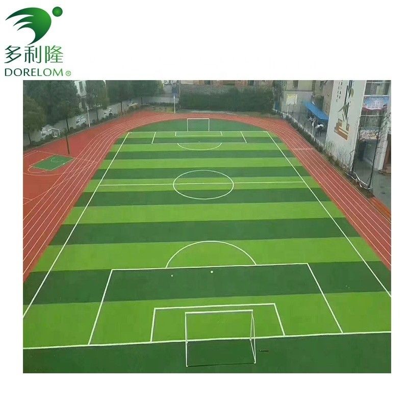 Mini Football Court Artificial Grass with 50mm Height and Non-woven SBR Backing in 2021