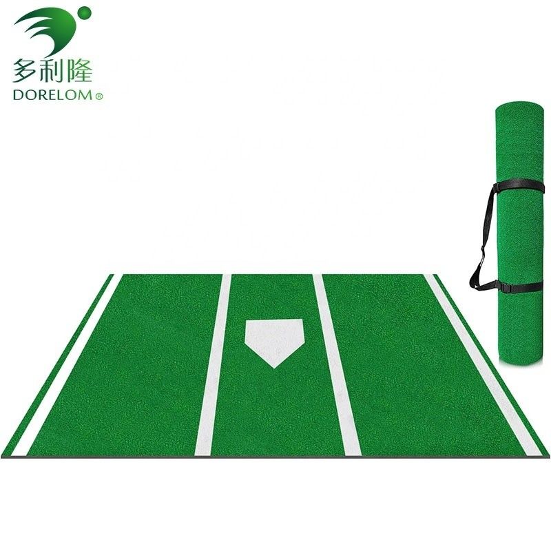 PE Monofilament PP Curly Fiber Batting Mat Regulation Size Turf for Indoor Outdoor
